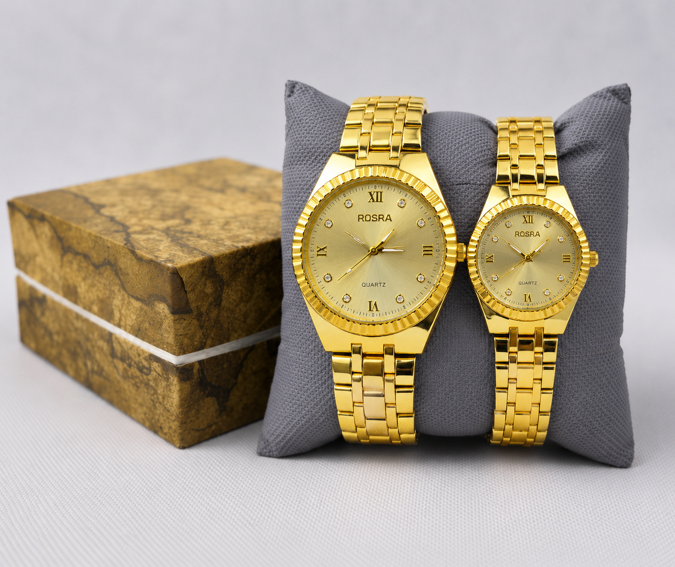 Royal Legacy Couple Watch Gold Edition