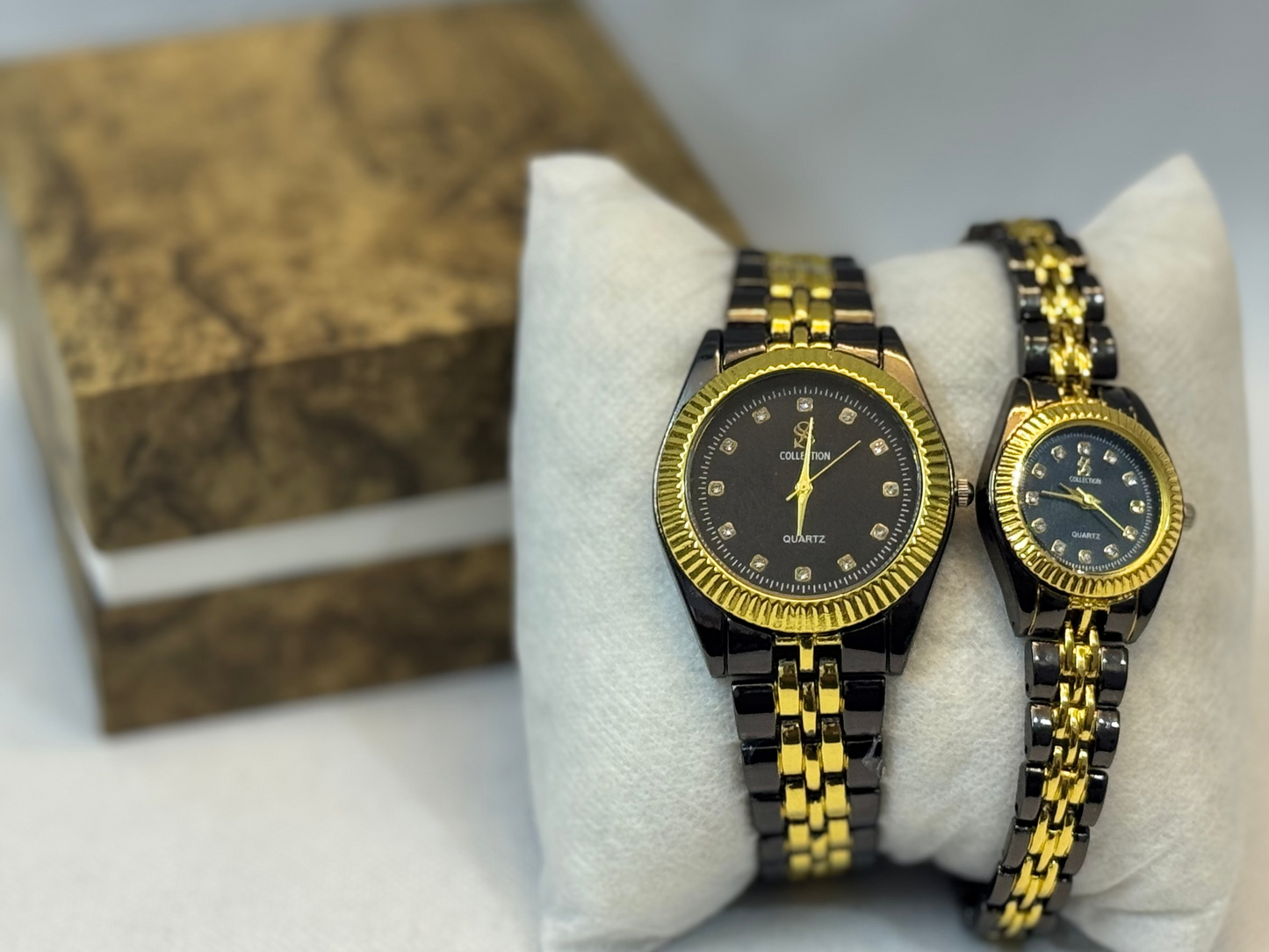 Royal Era – Black Gold Edition (Couple Watch Set)