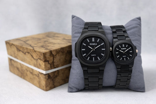 Rosra Phantom Black Couple Watch Set