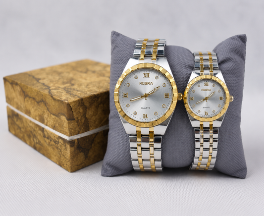 Royal Legacy Couple Watch Silver + Gold
