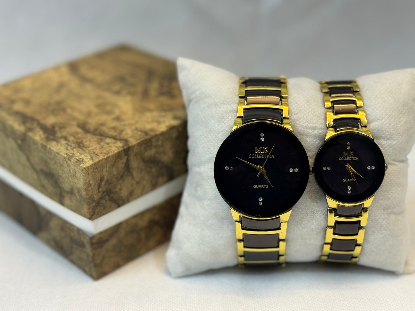 Regal Harmony – Black & Gold Edition (Couple Watch Set)
